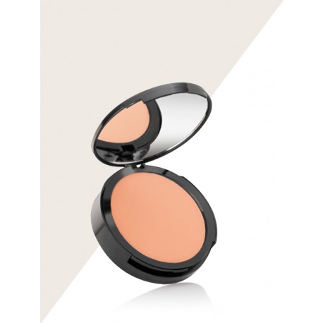 Polvo Compacto de Alta Cobertura – Tono Miel – Eleganzza